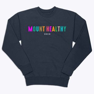 Mount Healthy Ohio Color Pop Premium Crewneck Sweatshirt