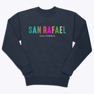 San Rafael California Color Pop Premium Crewneck Sweatshirt