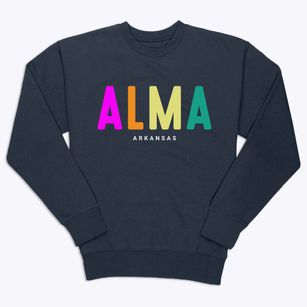 Alma Arkansas Color Pop Premium Crewneck Sweatshirt