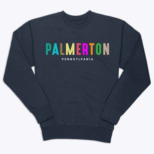 Palmerton Pennsylvania Color Pop Premium Crewneck Sweatshirt