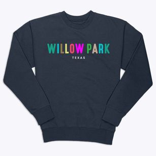 Willow Park Texas Color Pop Premium Crewneck Sweatshirt