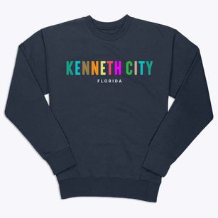 Kenneth City Florida Color Pop Premium Crewneck Sweatshirt