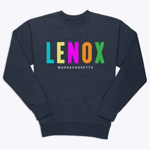 Lenox Massachusetts Color Pop Premium Crewneck Sweatshirt