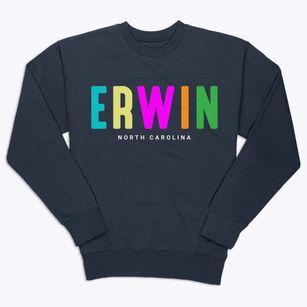 Erwin North Carolina Color Pop Premium Crewneck Sweatshirt