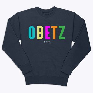 Obetz Ohio Color Pop Premium Crewneck Sweatshirt