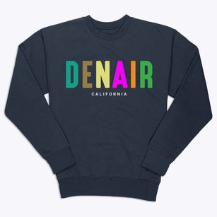 Denair California Color Pop Premium Crewneck Sweatshirt