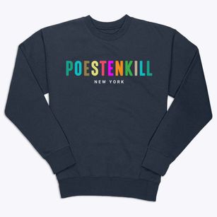 Poestenkill New York Color Pop Premium Crewneck Sweatshirt