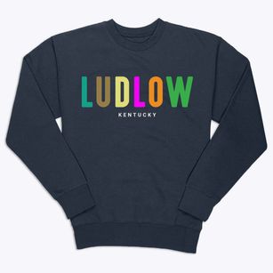 Ludlow Kentucky Color Pop Premium Crewneck Sweatshirt