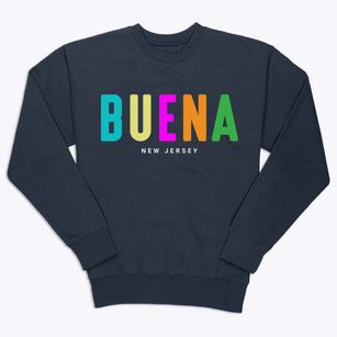 Buena New Jersey Color Pop Premium Crewneck Sweatshirt