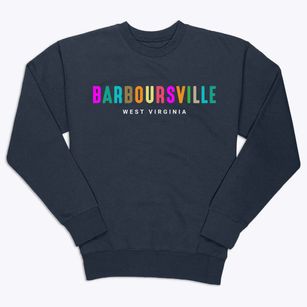 Barboursville West Virginia Color Pop Premium Crewneck Sweatshirt