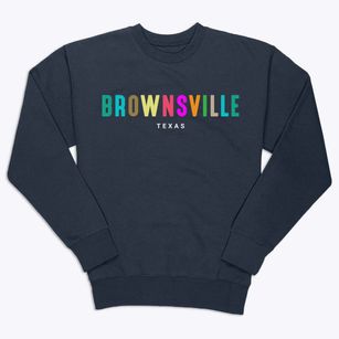 Brownsville Texas Color Pop Premium Crewneck Sweatshirt