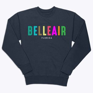 Belleair Florida Color Pop Premium Crewneck Sweatshirt