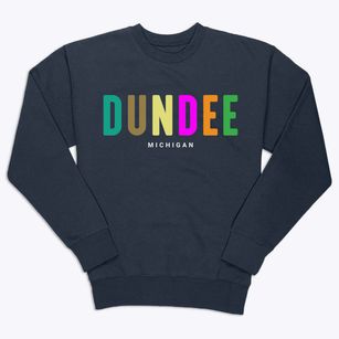 Dundee Michigan Color Pop Premium Crewneck Sweatshirt