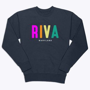 Riva Maryland Color Pop Premium Crewneck Sweatshirt