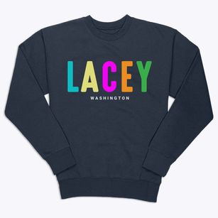 Lacey Washington Color Pop Premium Crewneck Sweatshirt