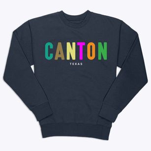 Canton Texas Color Pop Premium Crewneck Sweatshirt