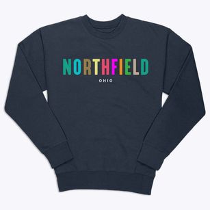 Northfield Ohio Color Pop Premium Crewneck Sweatshirt