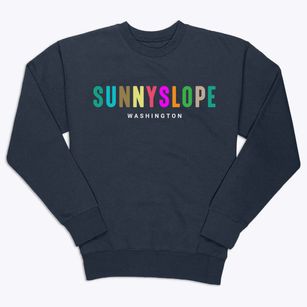 Sunnyslope Washington Color Pop Premium Crewneck Sweatshirt