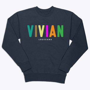 Vivian Louisiana Color Pop Premium Crewneck Sweatshirt