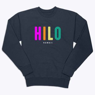 Hilo Hawaii Color Pop Premium Crewneck Sweatshirt