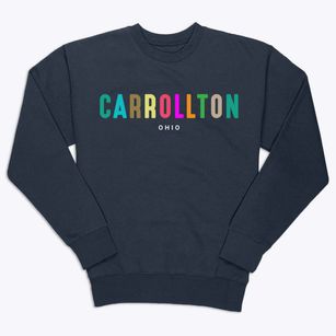 Carrollton Ohio Color Pop Premium Crewneck Sweatshirt