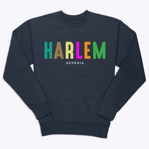 Harlem Georgia Color Pop Premium Crewneck Sweatshirt