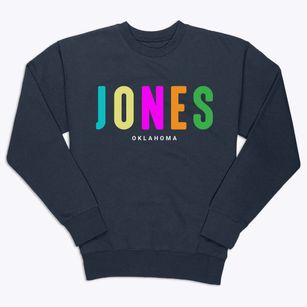 Jones Oklahoma Color Pop Premium Crewneck Sweatshirt