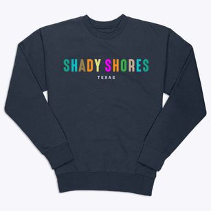 Shady Shores Texas Color Pop Premium Crewneck Sweatshirt