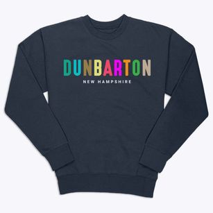 Dunbarton New Hampshire Color Pop Premium Crewneck Sweatshirt