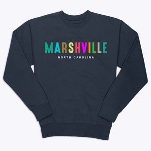 Marshville North Carolina Color Pop Premium Crewneck Sweatshirt