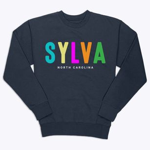 Sylva North Carolina Color Pop Premium Crewneck Sweatshirt
