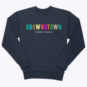 Brownstown Pennsylvania Color Pop Premium Crewneck Sweatshirt