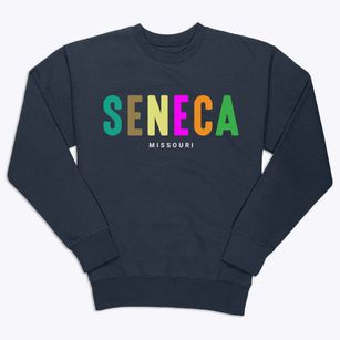 Seneca Missouri Color Pop Premium Crewneck Sweatshirt