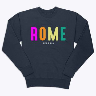 Rome Georgia Color Pop Premium Crewneck Sweatshirt
