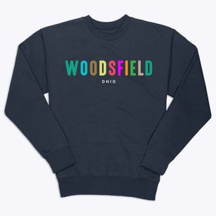 Woodsfield Ohio Color Pop Premium Crewneck Sweatshirt