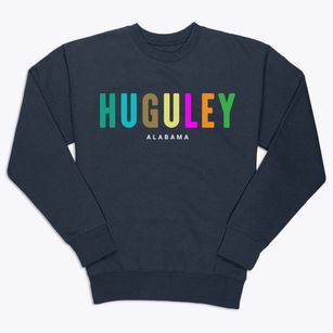 Huguley Alabama Color Pop Premium Crewneck Sweatshirt