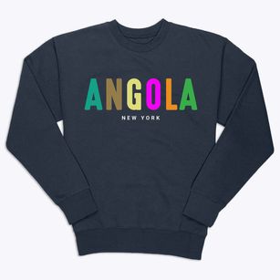 Angola New York Color Pop Premium Crewneck Sweatshirt