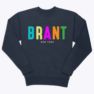 Brant New York Color Pop Premium Crewneck Sweatshirt