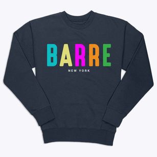 Barre New York Color Pop Premium Crewneck Sweatshirt