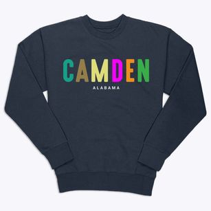 Camden Alabama Color Pop Premium Crewneck Sweatshirt