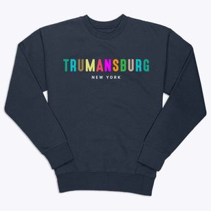 Trumansburg New York Color Pop Premium Crewneck Sweatshirt