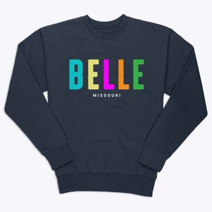Belle Missouri Color Pop Premium Crewneck Sweatshirt