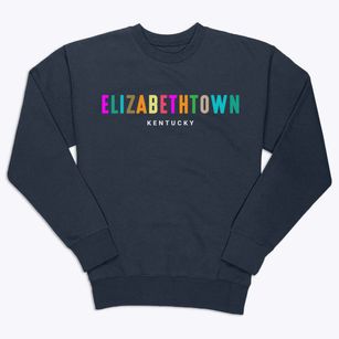 Elizabethtown Kentucky Color Pop Premium Crewneck Sweatshirt