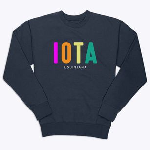 Iota Louisiana Color Pop Premium Crewneck Sweatshirt