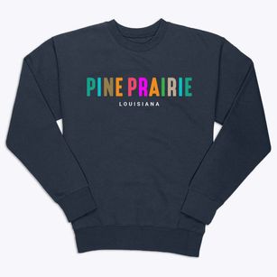 Pine Prairie Louisiana Color Pop Premium Crewneck Sweatshirt