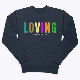 Loving New Mexico Color Pop Premium Crewneck Sweatshirt