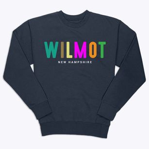Wilmot New Hampshire Color Pop Premium Crewneck Sweatshirt