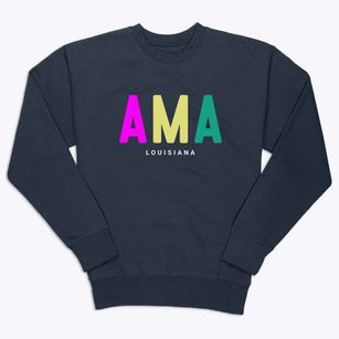 Ama Louisiana Color Pop Premium Crewneck Sweatshirt
