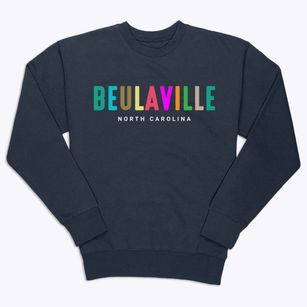 Beulaville North Carolina Color Pop Premium Crewneck Sweatshirt
