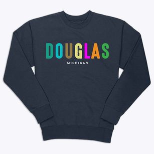 Douglas Michigan Color Pop Premium Crewneck Sweatshirt